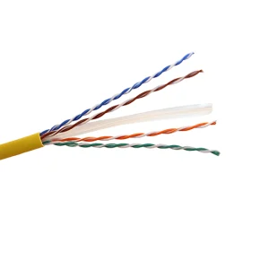 U/UTP Cat6 LSZH Makara, 4P, sarı-500m - Görsel 1