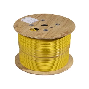 U/UTP Cat6A LSZH Makara, 4P, sarı - Görsel 1
