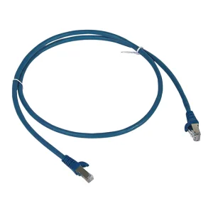 Patch Cord SF/UTP Cat6 Mavi LSZH - Görsel 1