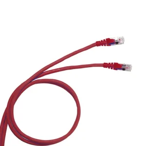 Patch Cord U/UTP Cat6 Kırmızı LSZH - Görsel 1