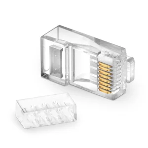 UTP CAT6 Yuvarlak Kablo İçin Plug, Esnek & Katı İletken - Görsel 3