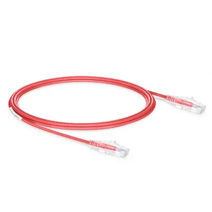Patch Cord U/UTP Cat6 Kırmızı LSZH - Görsel 5