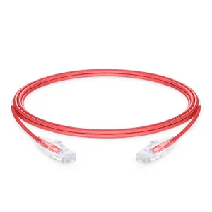 Patch Cord U/UTP Cat6 Kırmızı LSZH - Görsel 1
