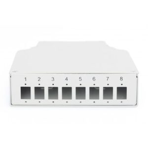 Din Rail Sonlandırma Kutusu/Splice Box, 8 x LC/DX Coupler için - Görsel 1