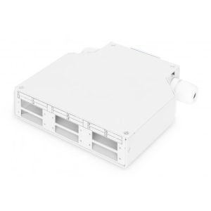 Din Rail Fiber Sonlandırma Kutusu/Splice Box, 6 x SC//DX Coupler için - Görsel 1