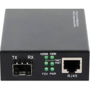 Fiber Optik Ethernet Media Konvertör (SFP) (1 Gigabit) - Görsel 1
